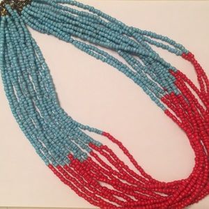 Multicolor beaded necklace